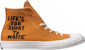 Кроссовки Converse Chuck Taylor All Star Hi Renew Lifes Too Short To Waste, коричневый