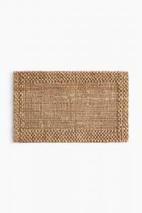 Придверный коврик H&M Jute, 50X80 см, коричневый
