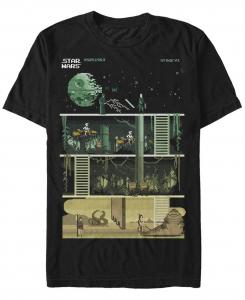 Мужская футболка с круглым вырезом и короткими рукавами «возвращение джедая» Fifth Sun, черный