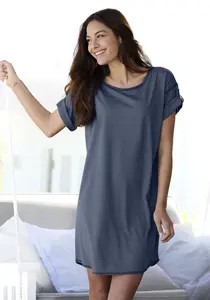 Ночная рубашка "Аризона" с круглым вырезом Arizona, джинсовый