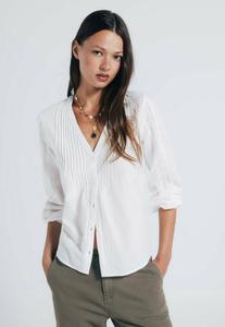 Блуза Springfield Button-down blouse, Off White/Off-White
