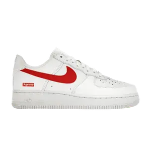 Кроссовки Nike Supreme x Air Force 1 Low, белый