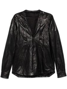 Rick Owens куртка Larry с поясом, черный