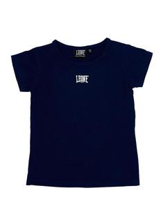 LEONE 1947 APPAREL Футболка с короткими рукавами и фольгированным логотипом для маленьких девочек