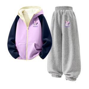 Детский спортивный комплект Casual Sportswear 2 Piece Set Disney, фиолетовый