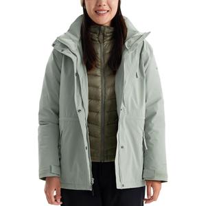 Columbia Женская зеленая ветровка для походов водонепроницаемая ветрозащитная термоизоляционная с теплоотражающим покрытием, Green