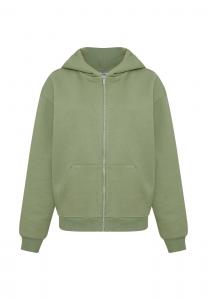 Толстовка с капюшоном на молнии Style Republic, оливковый