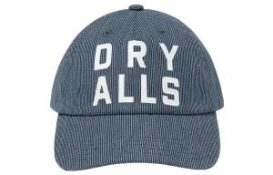 HUMAN MADE Шестипанельная полосатая джинсовая кепка, Gray