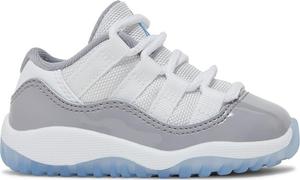 Кроссовки Air Jordan 11 Retro Low TD Cement Grey, серый