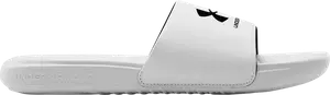 Сандалии Under Armour Ansa Fixed Slide White Black, белый