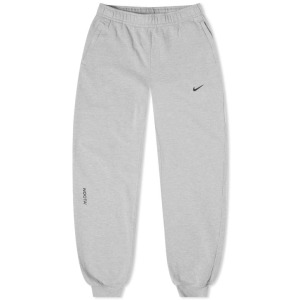 Брюки Nike Nocta Cardinal Stock Fleece Unisex, серый/серебро/черный