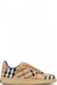 Кроссовки Terrace в клетку Tan Burberry