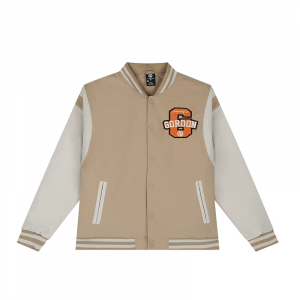 Пуховик из баскетбольной коллекции мужской 361°, коричневый хаки/светло-бежевый серый