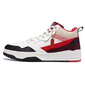 361° Износостойкие и легкие кроссовки для скейтбординга средней высоты, мужские, белые, черные, красные