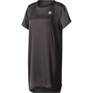 Adidas Originals Женское черное платье с коротким рукавом