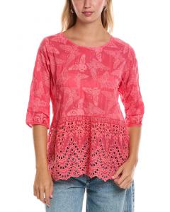 Джонни Вас Блузка Серша Johnny Was, розовый