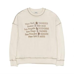 MLB Свитшот унисекс кремовый