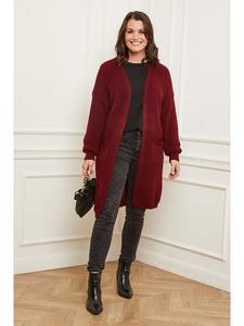 Кардиган Curvy Lady, бордо