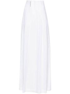 Брюки-палаццо с высокой талией Peserico, белый