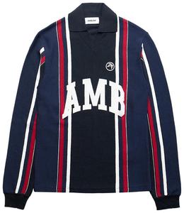 Поло Ambush Long-Sleeve Embroidered Polo 'Blue', синий