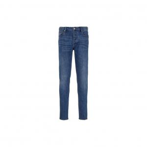 Джинсы Mid-Rise Slim-Fit EMPORIO ARMANI, синий