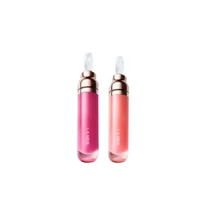 Набор увлажняющего блеска для губ Repairing Moisturizing Lip Gloss Set, питательный, легко наносится, натуральный, 7мл+7мл LA MER, two-piece set: #01 7ml+# nude 7ml
