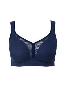 Бюстгальтер на косточках Ulla Popken, темно-синий