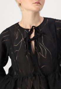 Блуза SLFNICOLA TIE Selected Femme, черный