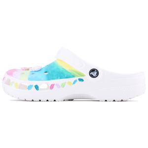 Crocs Классические сабо Rainbow SDS Clogs унисекс белые