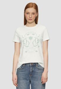 Футболка с принтом MIT FRONT QS, белый