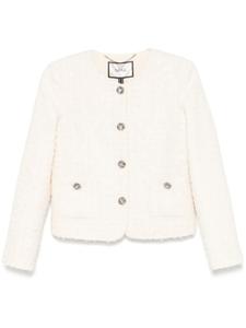 Пиджак из ткани букле NISSA, нейтральный