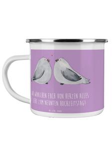 Керамическая кружка на 9-ю годовщину свадьбы с надписью Лавандовая мечта Mr. & Mrs. Panda