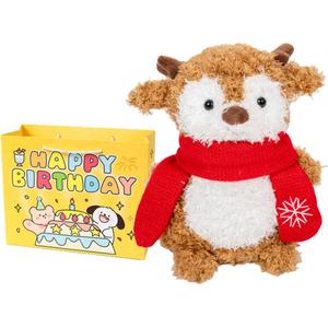 Плюшевая кукла олененок, 18 см Enlightenment, красный