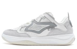 Кроссовки XTEP Skateboarding Shoes Men Low-top Phantom Grey / Sail White, белый/серый