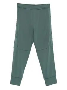 Спортивные брюки с тисненым логотипом Emporio Armani Kids, зеленый