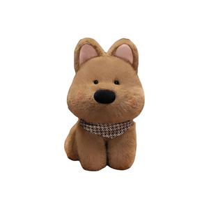 Плюшевая кукла щенка вест хайленд уайт терьера высота 25см/35см/45см GUAIGUAIXIONG, Coffee