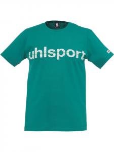 Спортивная футболка "Essential Promo T-Shirt" зеленого цвета uhlsport
