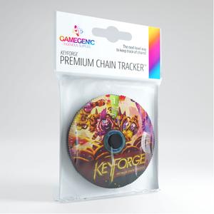 Карточная игра Gamegenic Keyforge Premium Chain Tracker: Brobnar