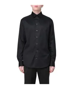 Классическая рубашка на пуговицах Emporio Armani, черный