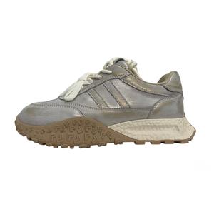 Низкие повседневные туфли, увеличивающие рост, женские, золотистые AQUASCUTUM, Gold