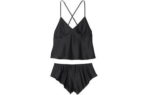 Пижамный комплект женский черный Victoria's Secret, Комплект (Черный)