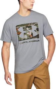 Футболка Under Armor Men's Camo Knockout Logo Under Armour, Overcast Gray (941)/Ua Forest Camo
