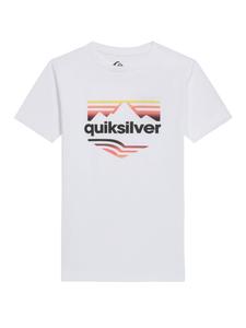 QUIKSILVER Футболка 'HORIZON FADE' в белом цвете
