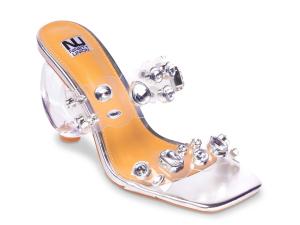 Сандалии Ninety Union Joyful, серебро/прозрачный