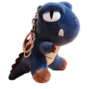 Плюшевый брелок-динозавр, высота 10 см FKOFR, синий