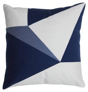 Декоративная подушка Light & Living REJAS, синий - текстиль - 45 x 10 x 45 см