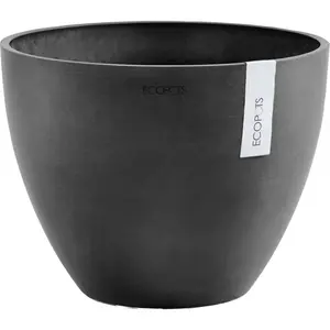 Цветочный горшок ECOPOTS «ANTWERP Dark Grey», ШxГxВ: 30x30x25,5 см, темно-серый
