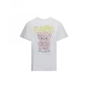 Футболка «Хорошего дня» Ganni, White