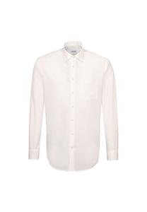 Рубашка деловая черная роза Seidensticker, экрю