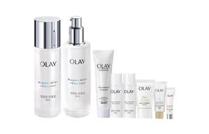 Olay Набор для ухода за кожей Anti Glycation Whitening Ivory, осветляющий, увлажняющий, антиоксидантный, 8 предметов